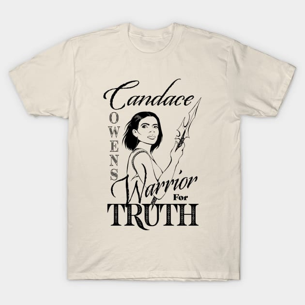 Candace Owens - Warrior for Truth T-Shirt by Animalistics